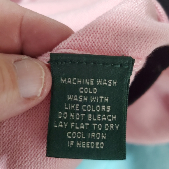 Ralph Lauren Womens Short Sleeve Sweater w. Black Trim Used Excellent Condition - Picture 5 of 10